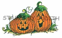 H-21 Sm. Double Pumpkins